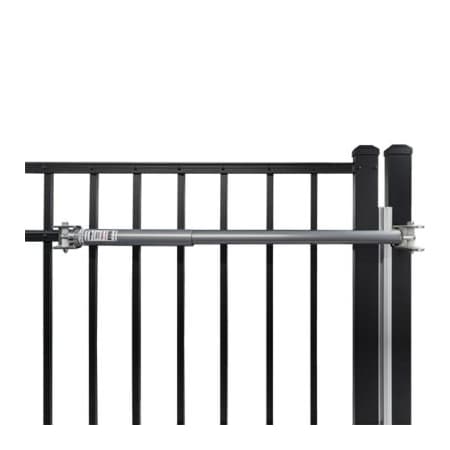 Lockey Adjustable Hydraulic Gate Closer For Gates 50-125 lbs Grey TB250-G